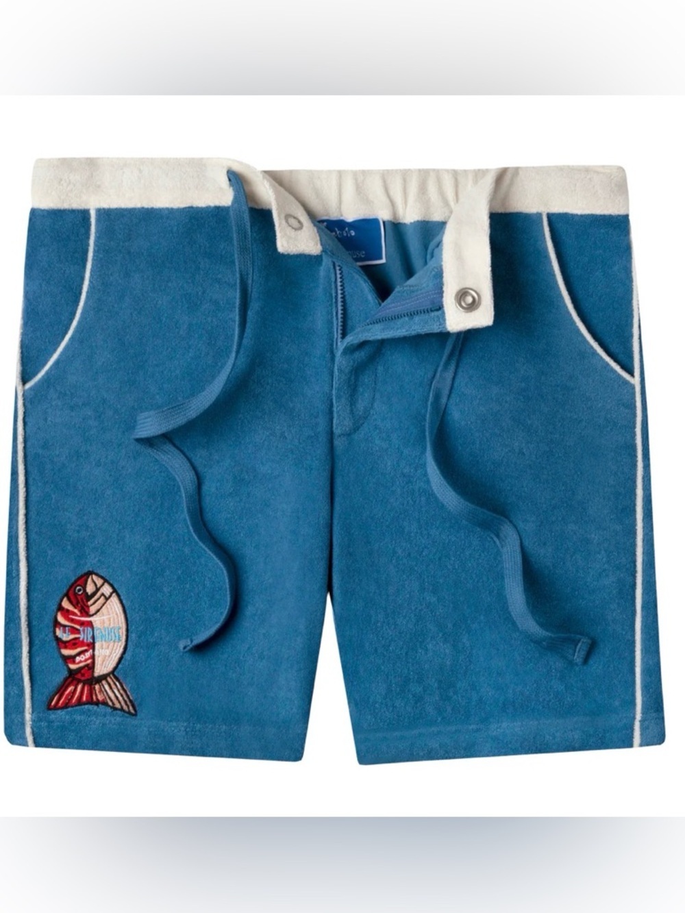 Le Sirenuse Pop-On Shorts Mediterranean Blue Men's XXS